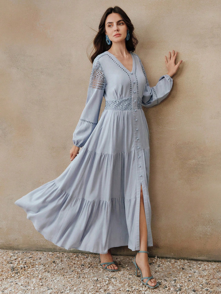 Rochie midi SHEIN, albastru