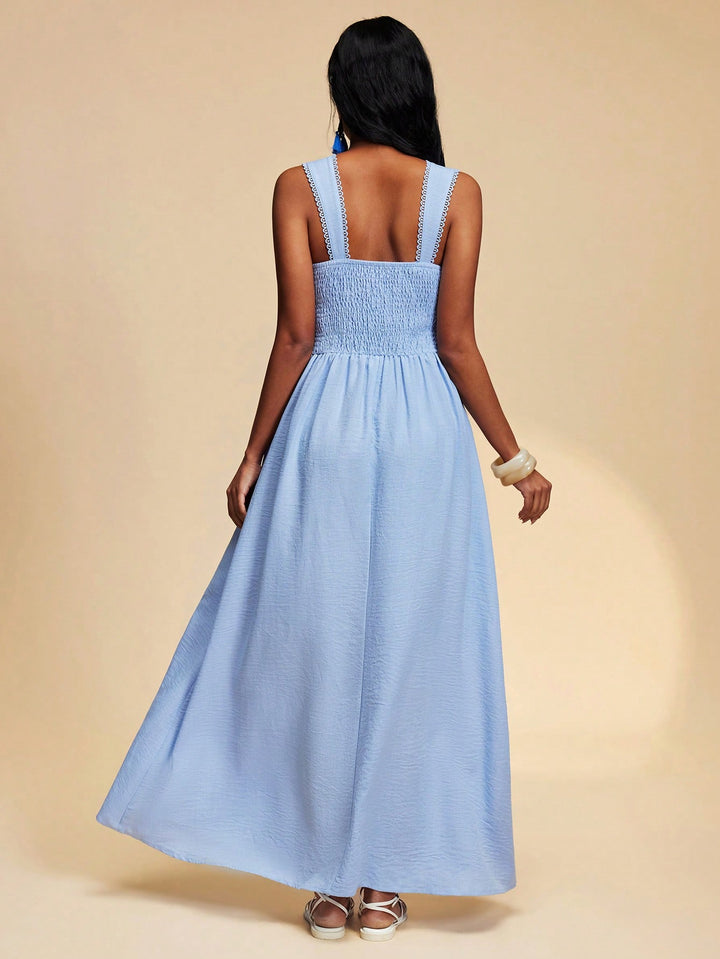 Rochie maxi SHEIN, albastru