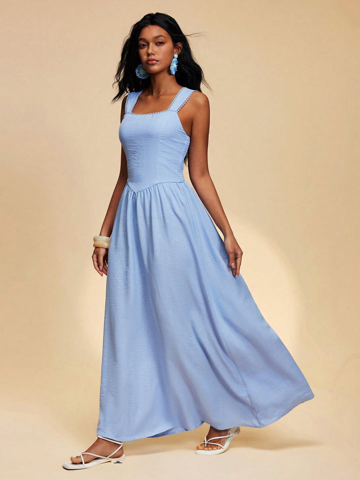 Rochie maxi SHEIN, albastru