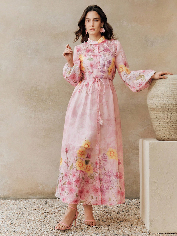 Rochie maxi SHEIN, mix culori