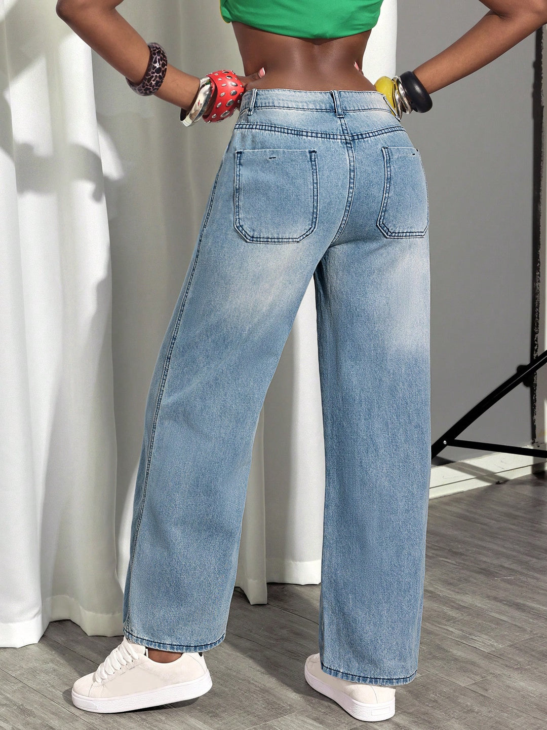 Jeans SHEIN, albastru