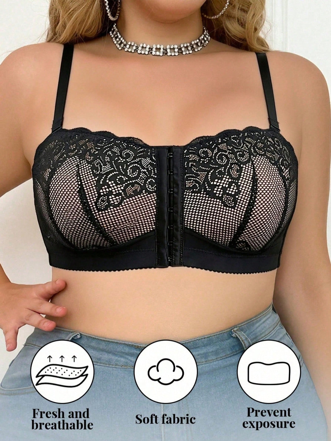 Sutien SHEIN, negru