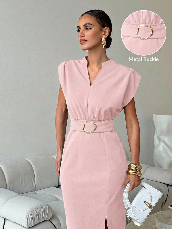 Rochie midi SHEIN, roz