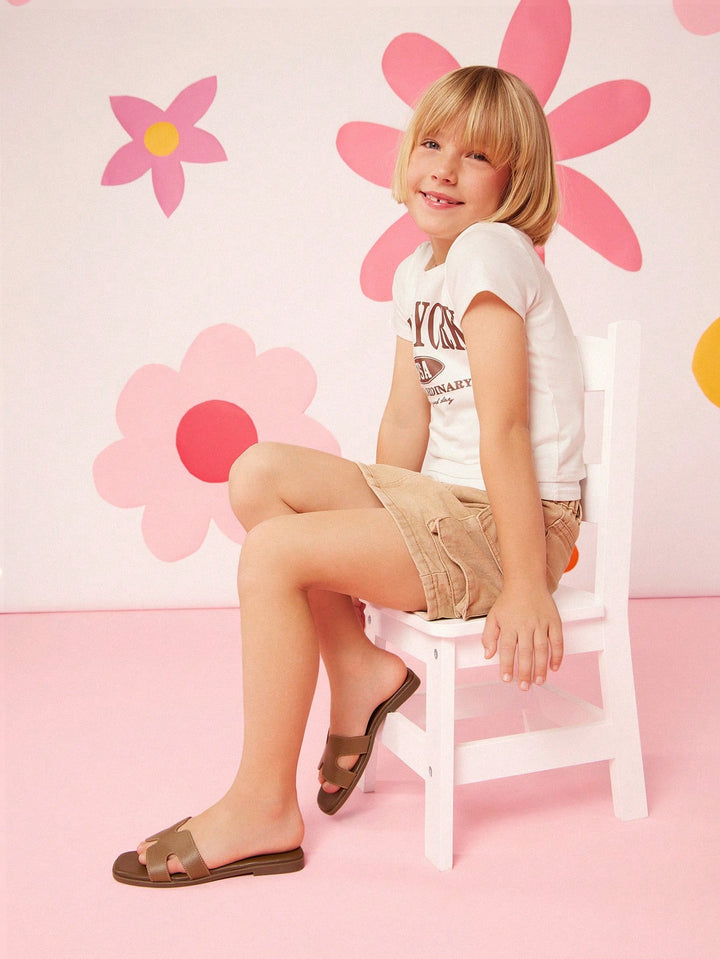 Sandale SHEIN, kaki