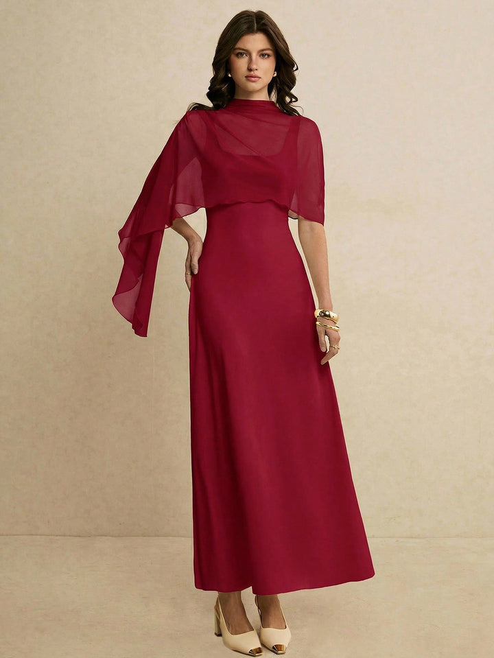 Rochie maxi SHEIN, vișiniu