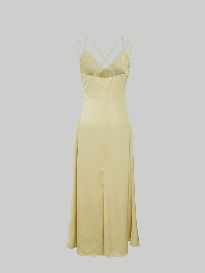 Rochie maxi SHEIN, galben