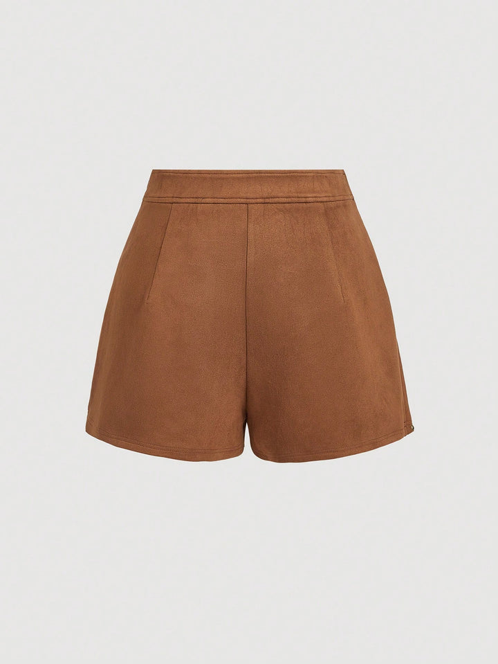 Fustă pantalon SHEIN, maro