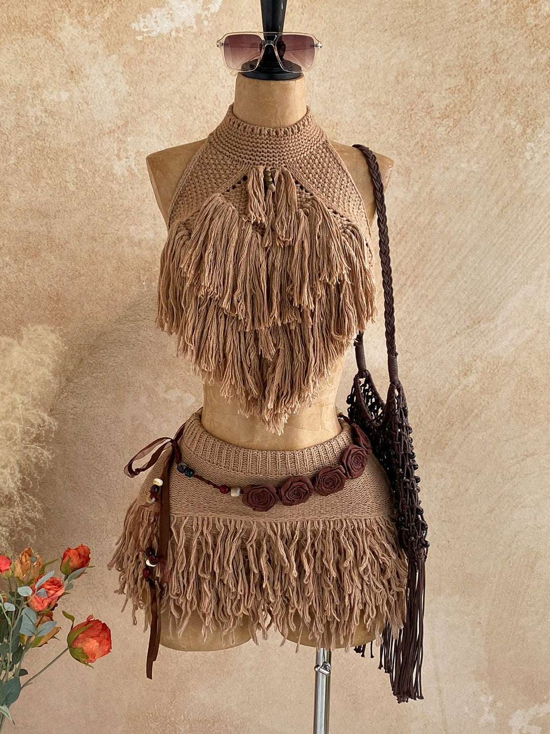 Choker SHEIN, kaki