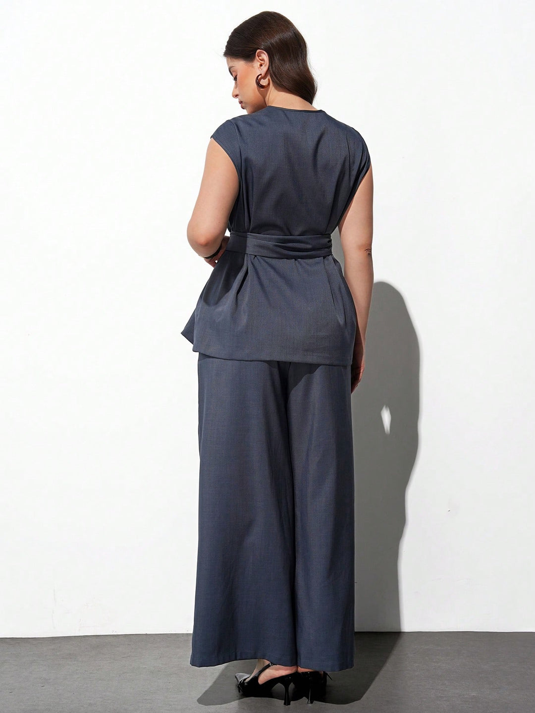 Costum SHEIN, albastru