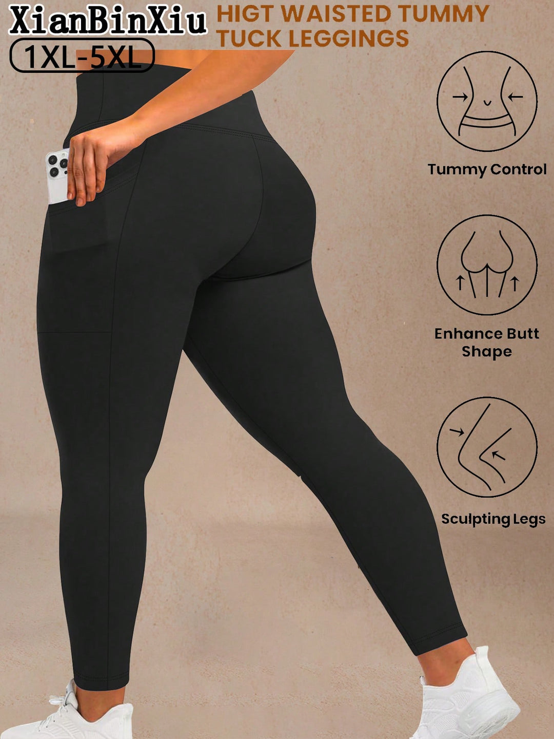Colanti SHEIN, negru