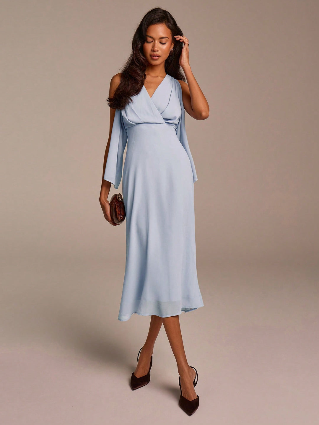 Rochie midi SHEIN, albastru