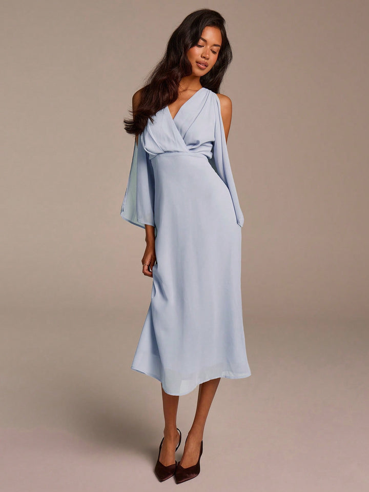 Rochie midi SHEIN, albastru