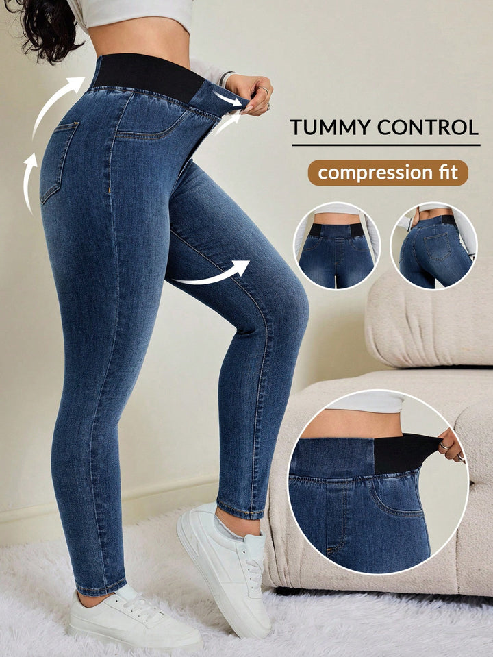 Jeans SHEIN, albastru
