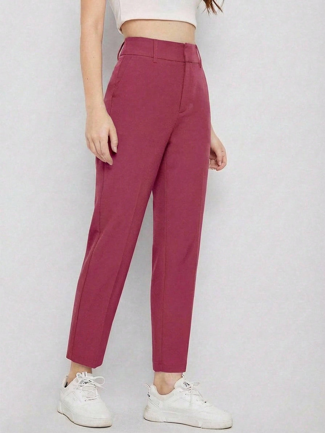 Pantaloni SHEIN, roz