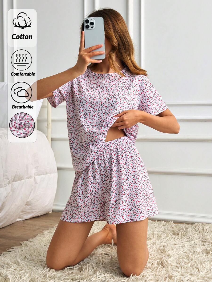 Compleu pijamale SHEIN, mix culori