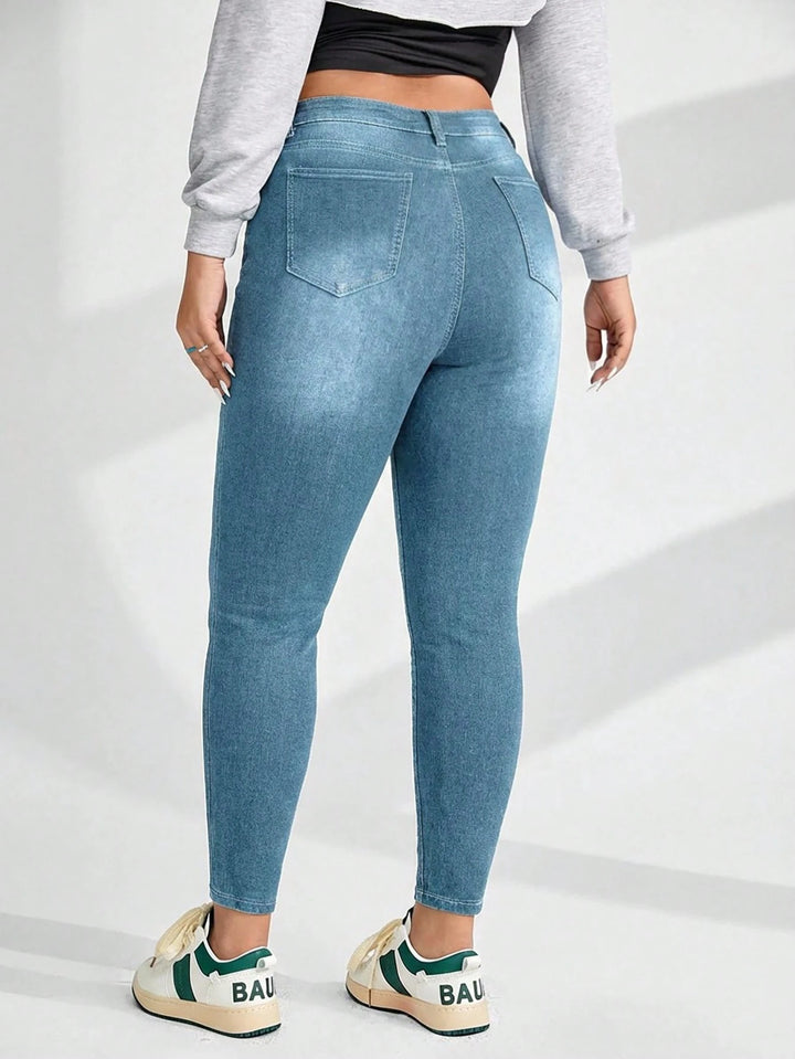 Jeans SHEIN, albastru