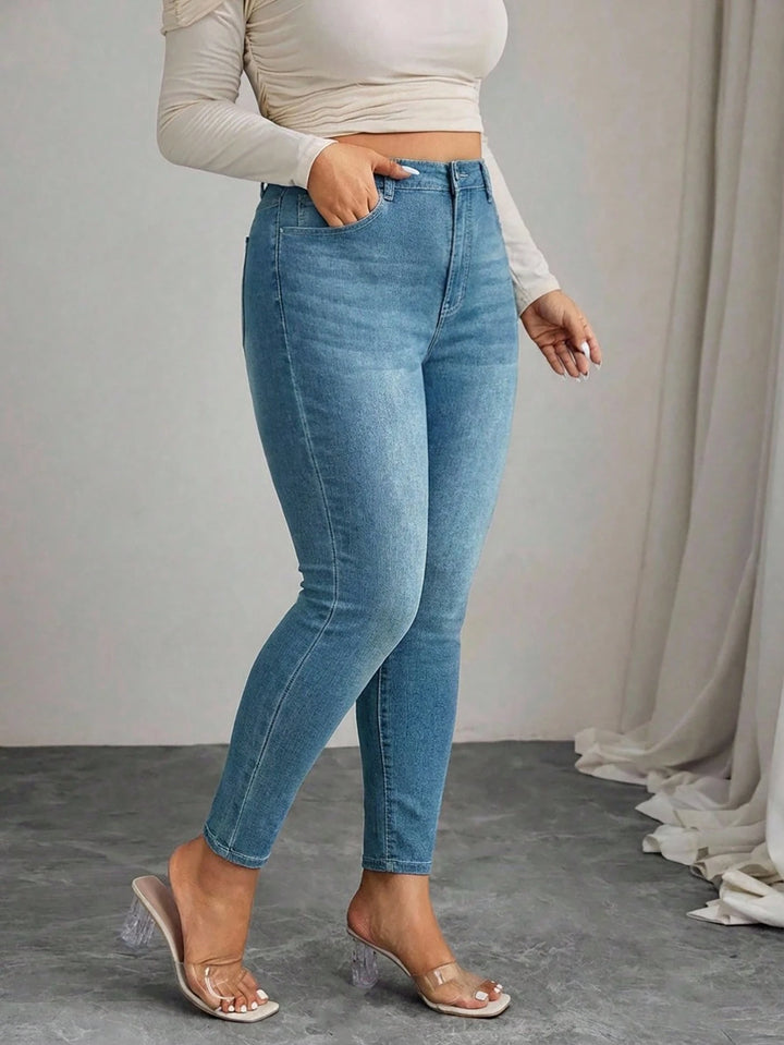 Jeans SHEIN, albastru