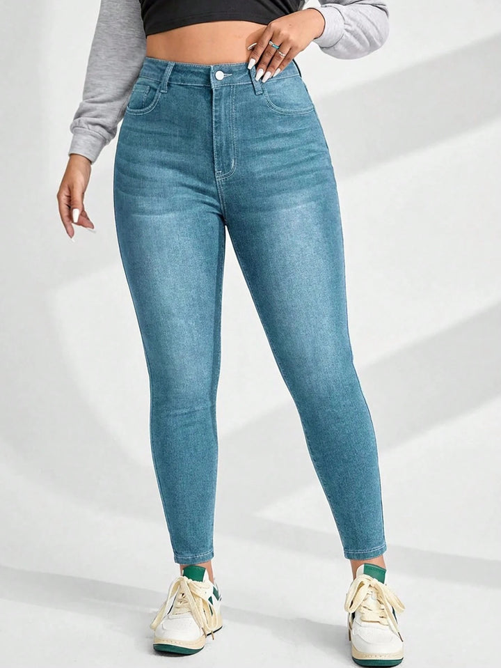 Jeans SHEIN, albastru