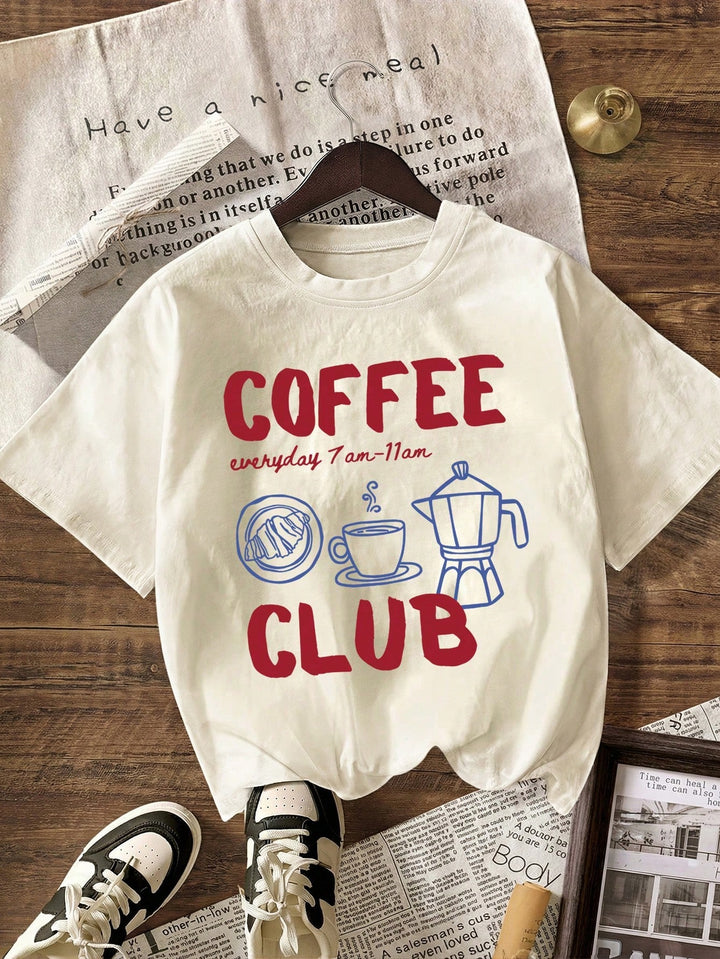 Tricou SHEIN, crem