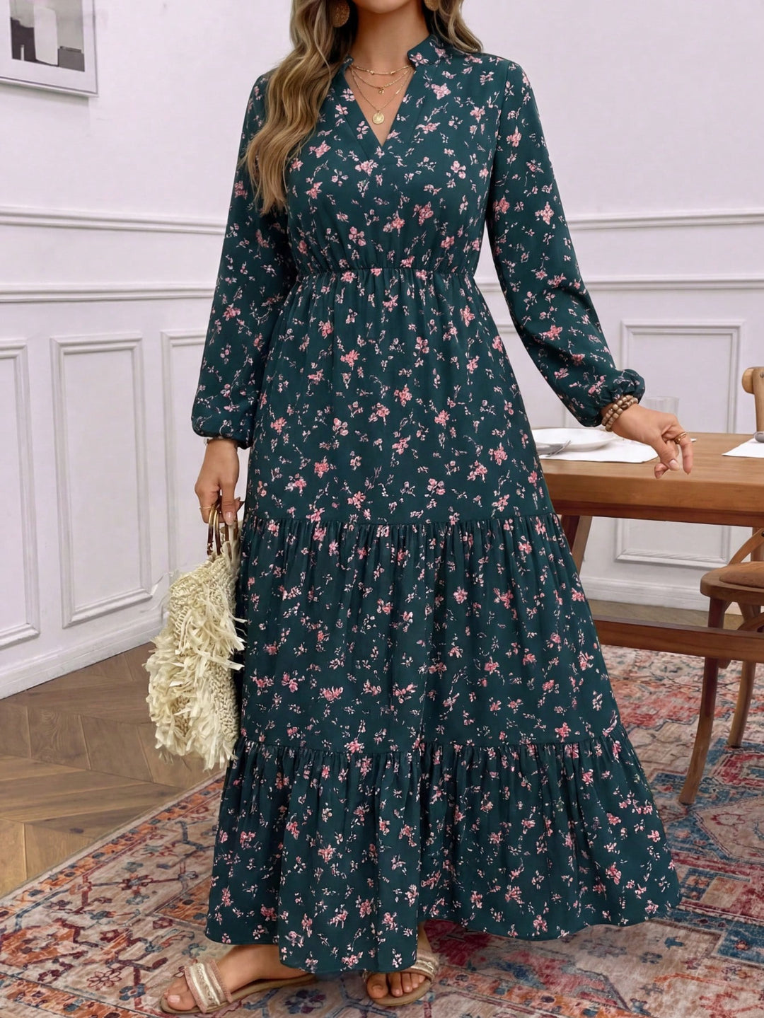 Rochie SHEIN, kaki