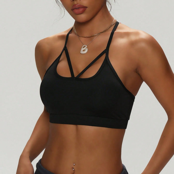 Bustieră sport SHEIN, negru