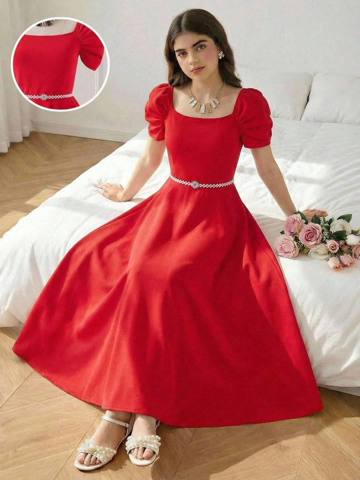 Rochie midi SHEIN, roșu
