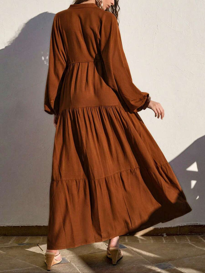 Rochie maxi SHEIN, maro