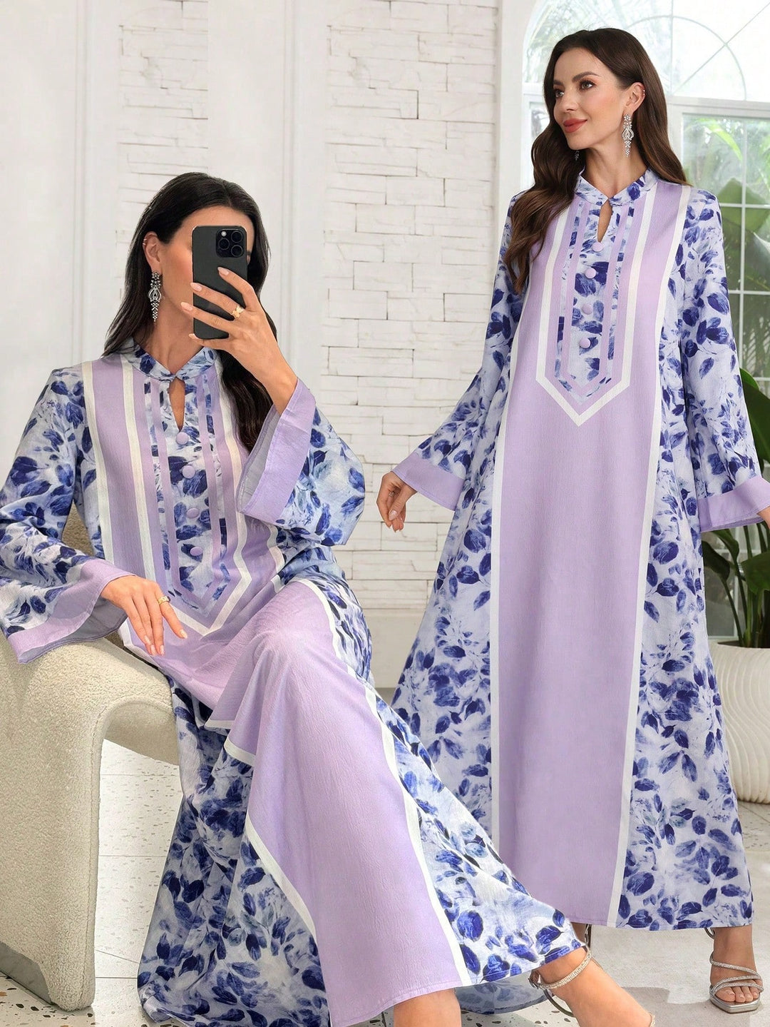 Rochie maxi SHEIN, mix culori