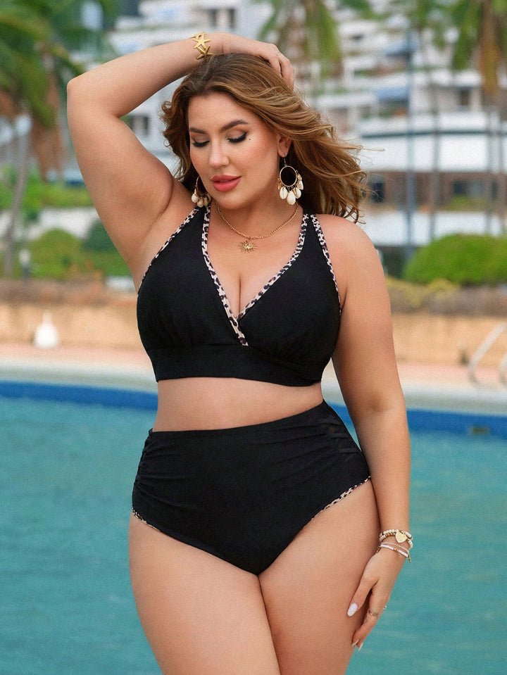 Set bikini de baie SHEIN, negru