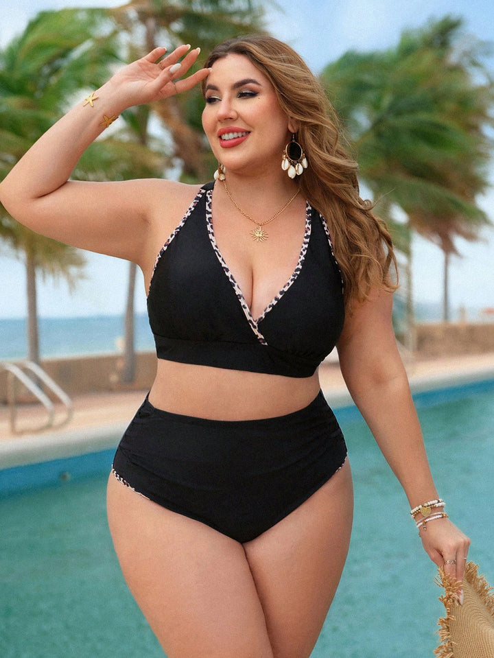 Set bikini de baie SHEIN, negru