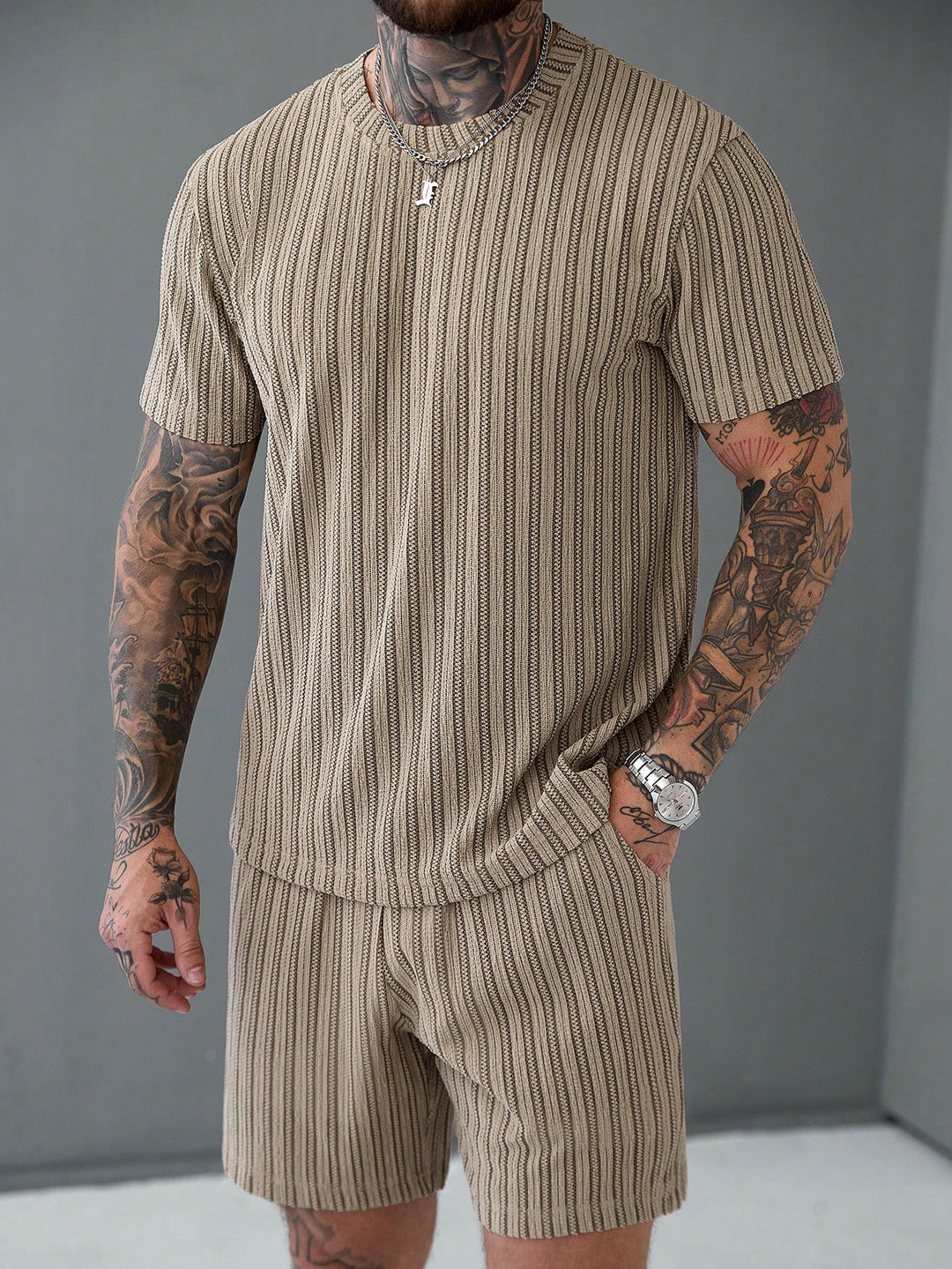 SHEIN szett, khaki