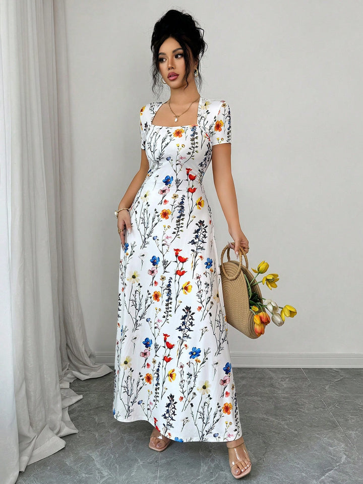 Rochie maxi SHEIN, alb