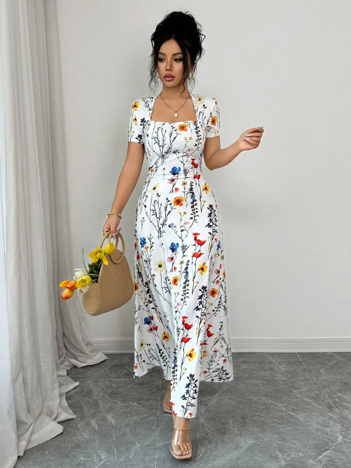 Rochie maxi SHEIN, alb
