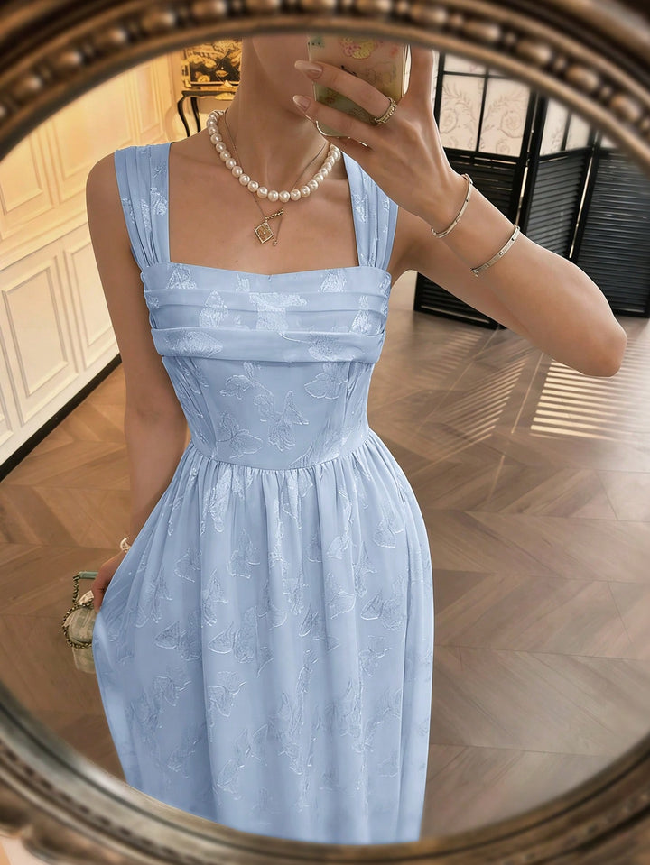 Rochie maxi SHEIN, albastru