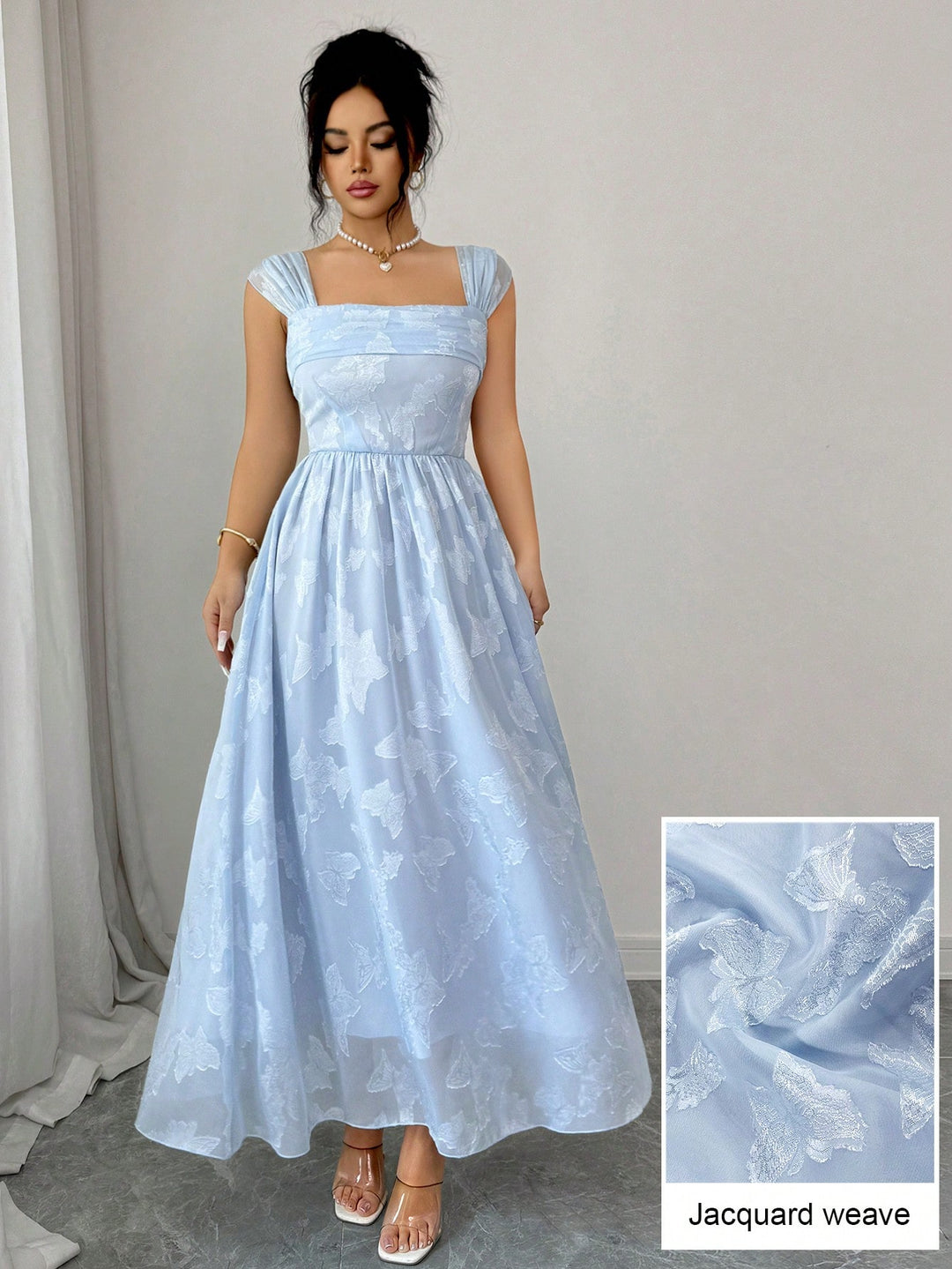 Rochie maxi SHEIN, albastru