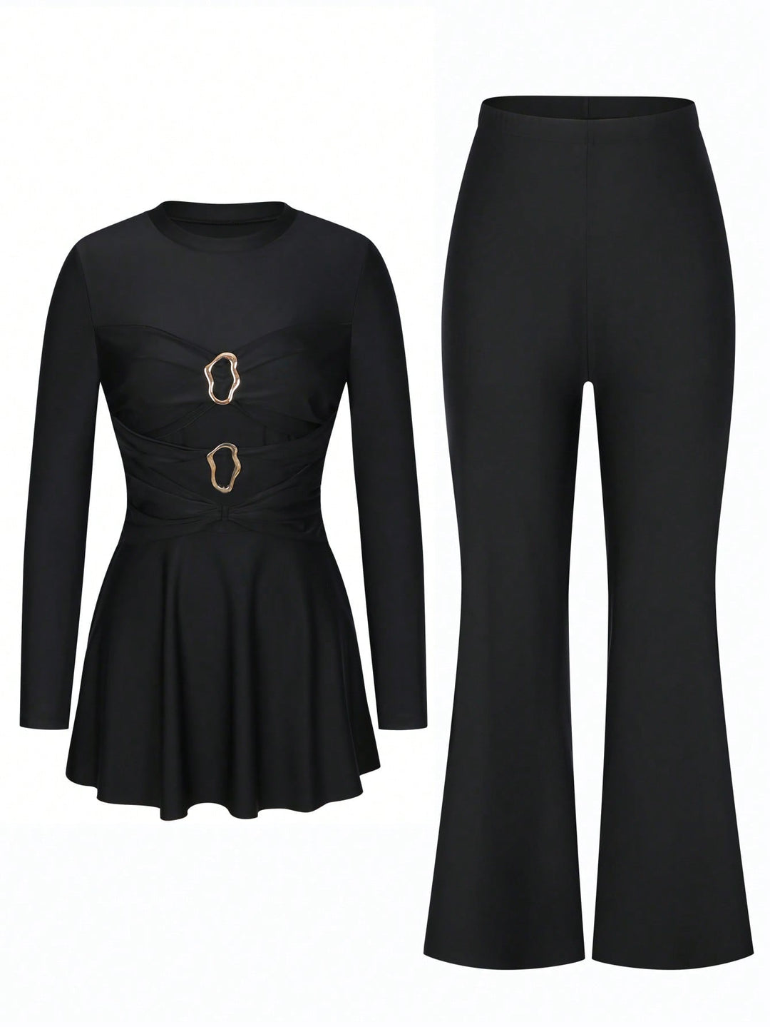Costum de baie SHEIN, negru