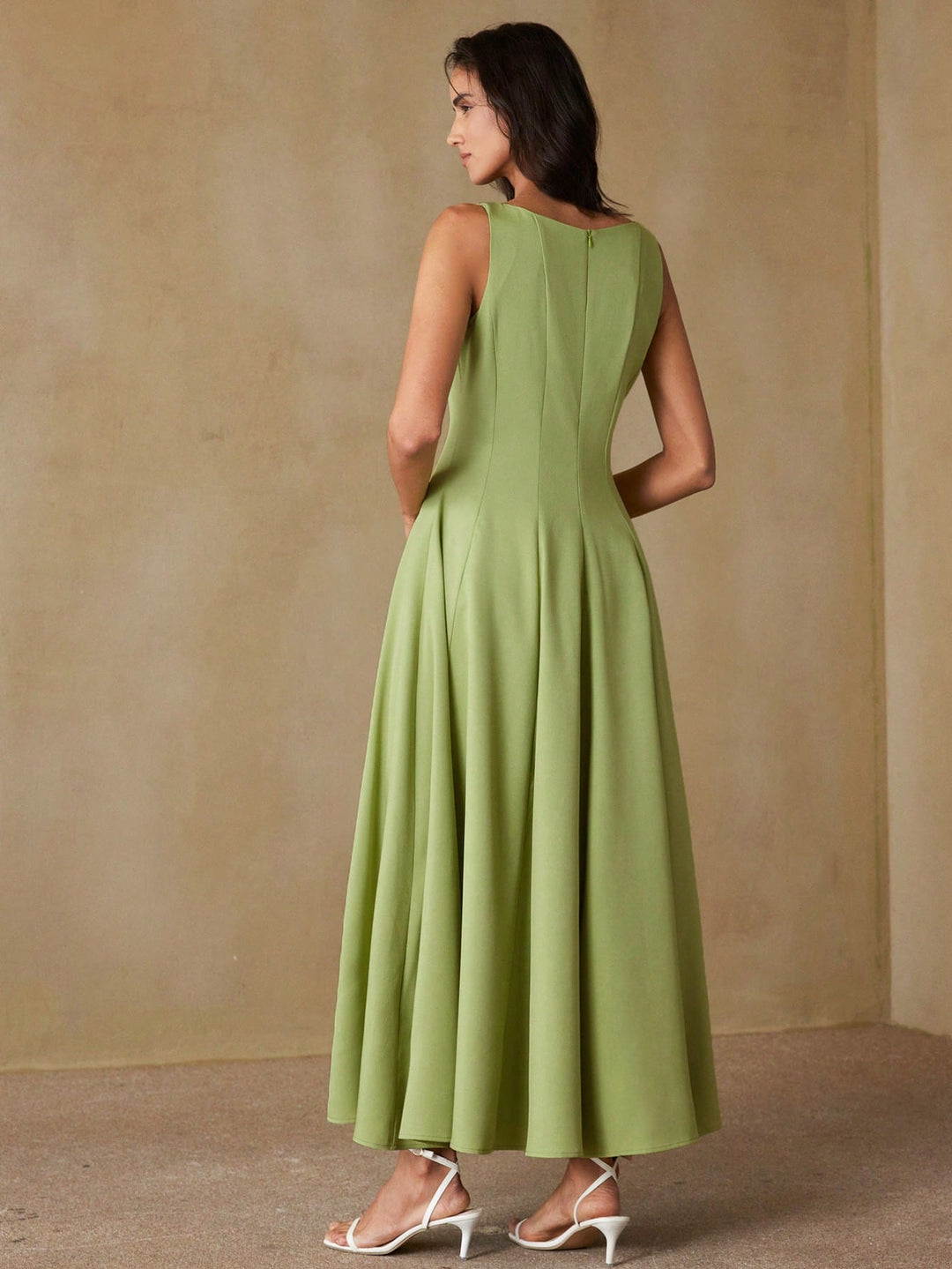 Rochie maxi SHEIN, verde