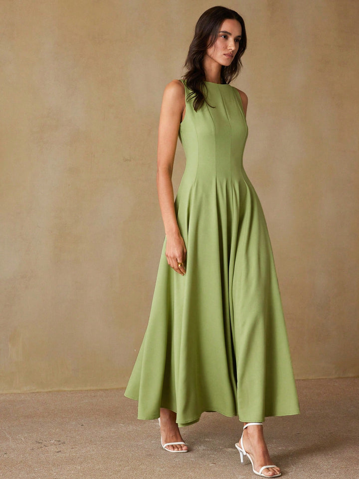 Rochie maxi SHEIN, verde