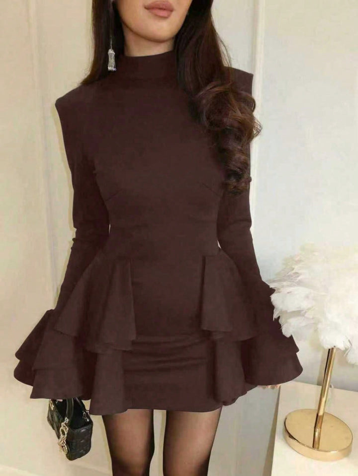 Rochie scurtă SHEIN, maro