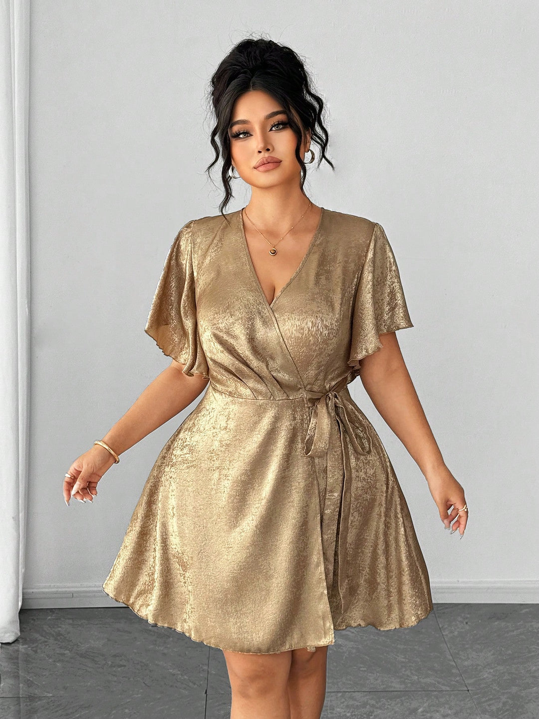 Rochie SHEIN, auriu