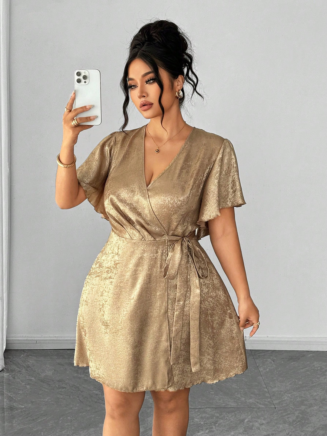 Rochie SHEIN, auriu