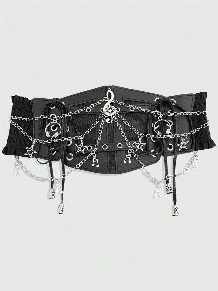Curea-corset SHEIN, negru