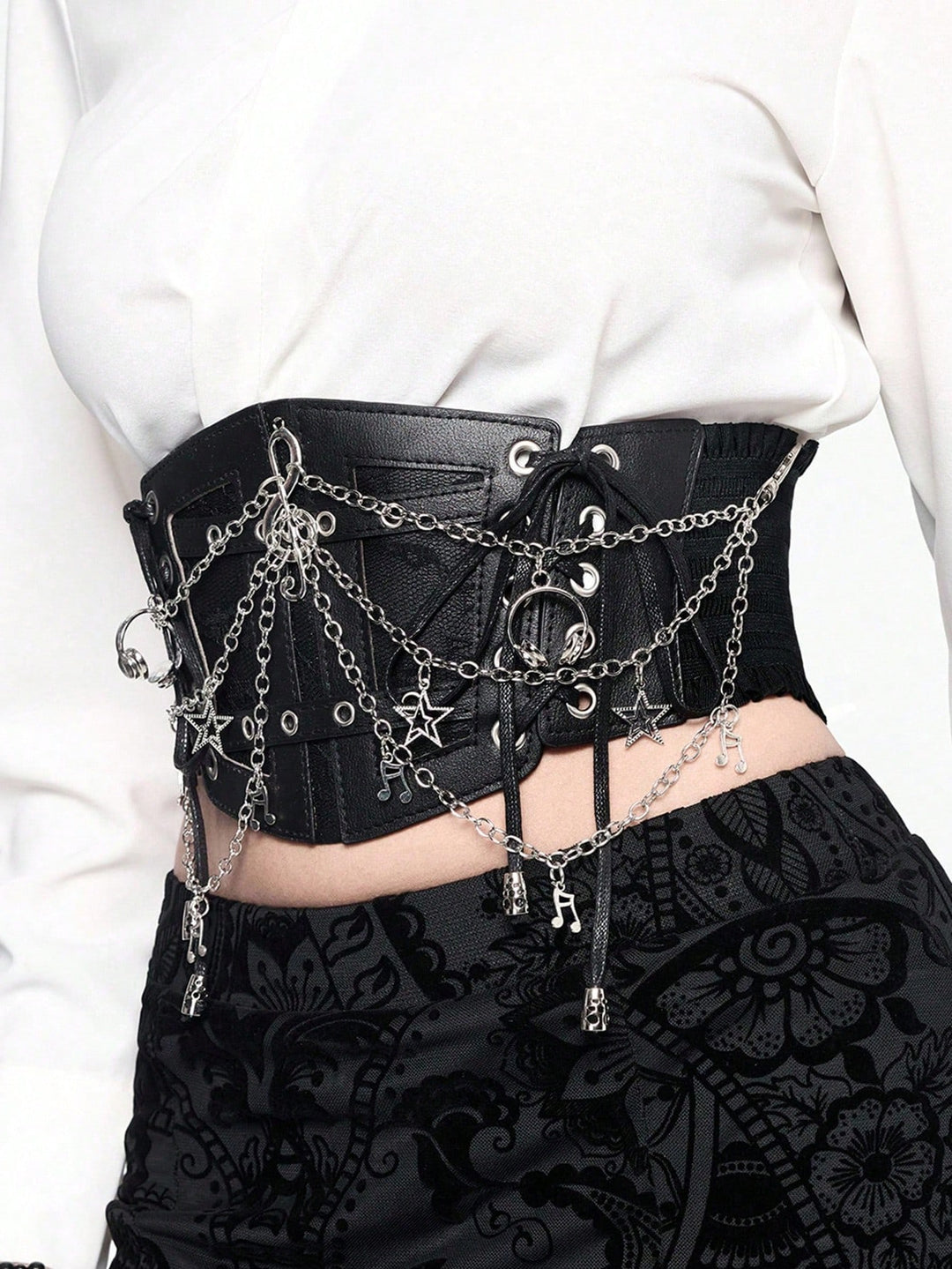 Curea-corset SHEIN, negru