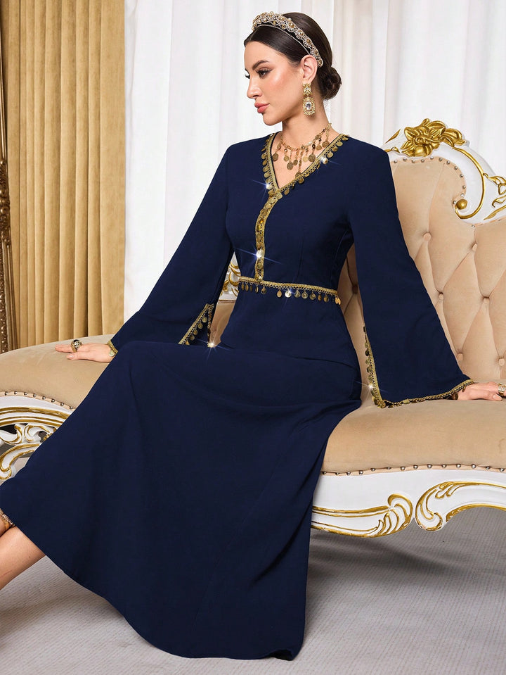Rochie maxi SHEIN, albastru
