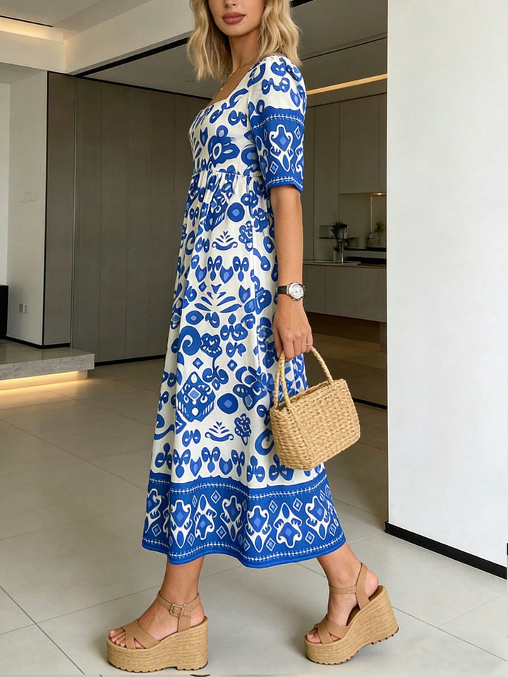 Rochie midi SHEIN, albastru