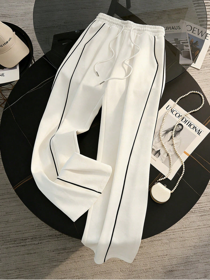 Pantaloni SHEIN, alb