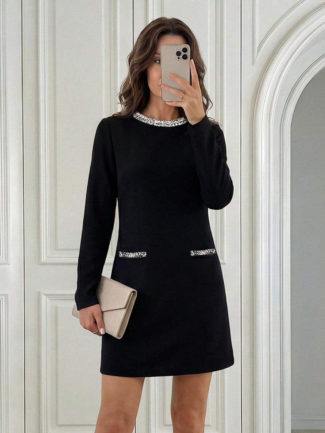 Rochie scurtă SHEIN, negru