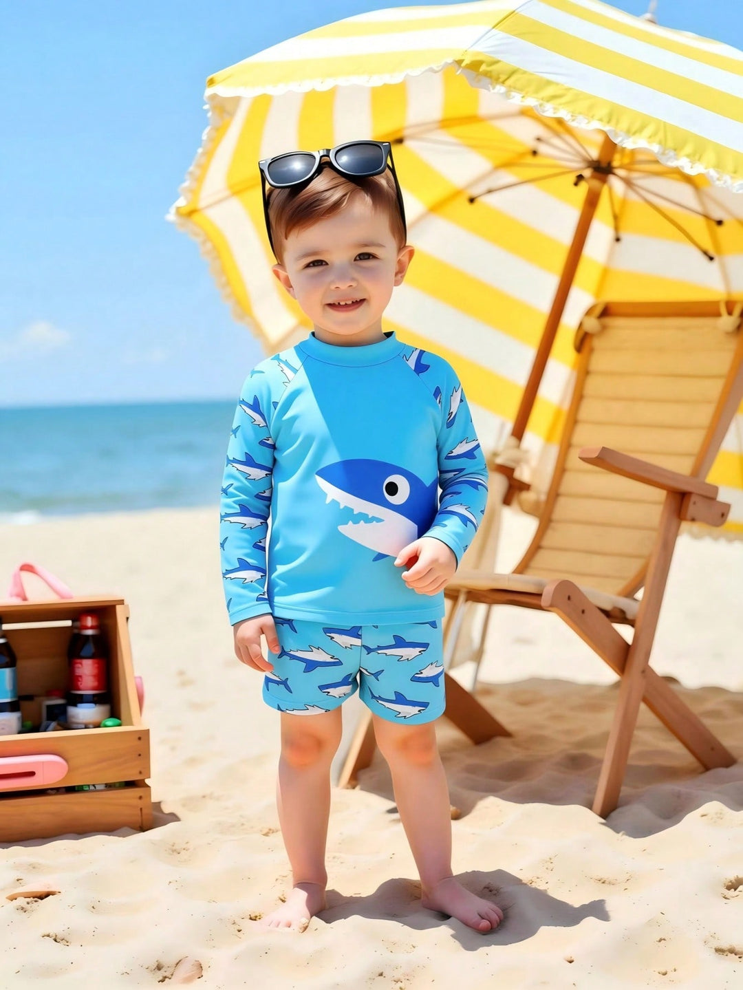 Short de baie SHEIN, mix culori