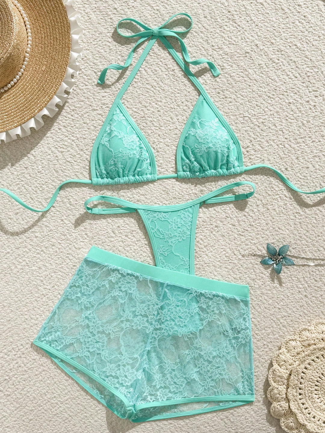 Set bikini SHEIN, verde