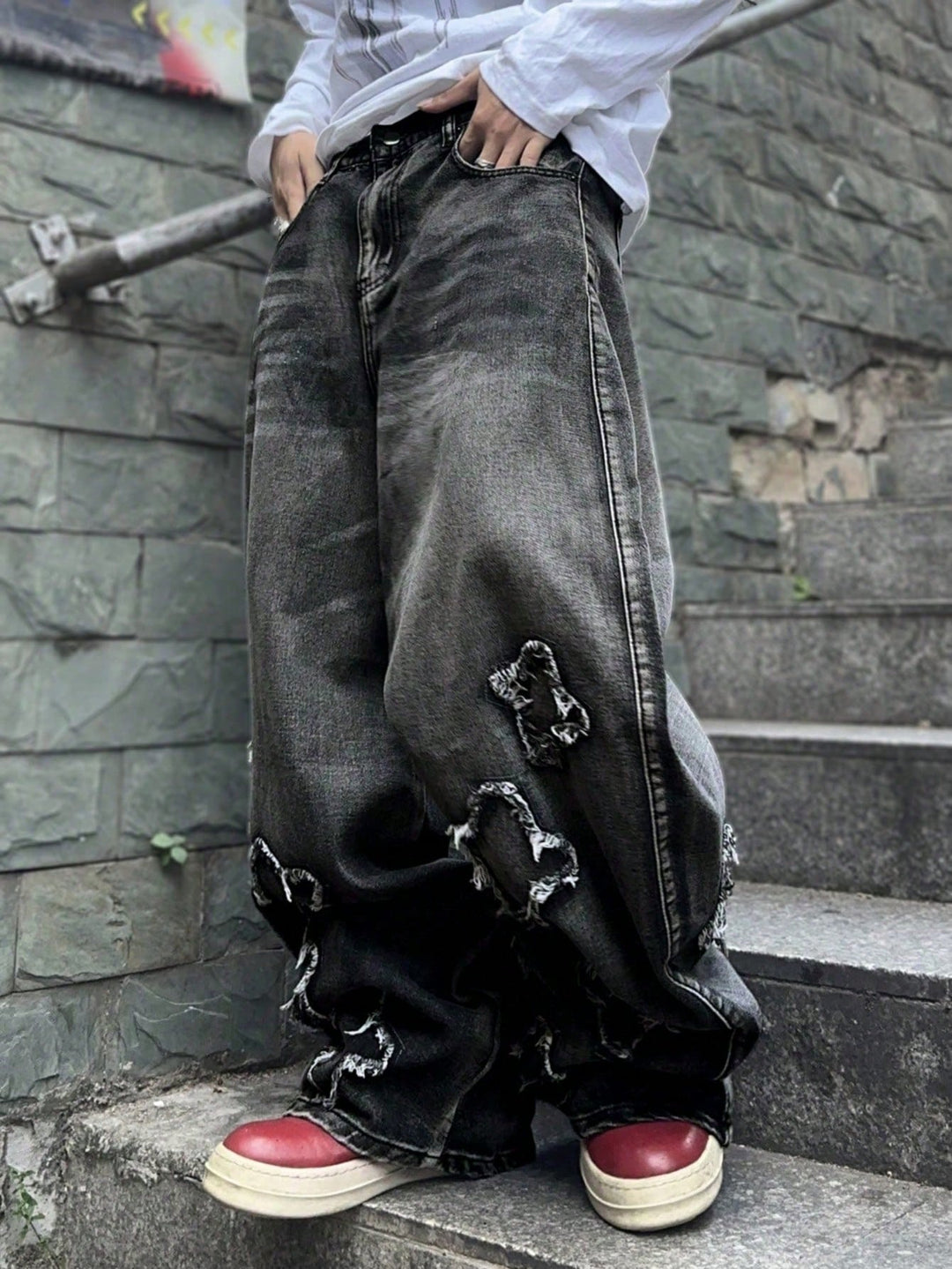 Jeans SHEIN, gri